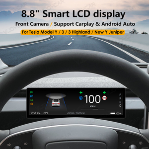 Vjoycar 8.8 inch kỹ thuật số Bảng điều khiển Heads up cho Tesla mô hình 3 y hiển thị Carplay Android tự động cảm ứng Dash Màn hình Navigation - Product Image 2