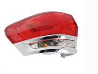Feu arrière extérieur gauche pour Grand Cherokee 2014-2021 côté conducteur, référence OE 68110017AE, rouge, garantie 1 an, clignotant de recul