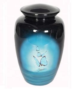 Urne en métal classique colorée pour cendres adultes Crémation mémorable pour restes humains pour des occasions commémoratives - Product Image 1