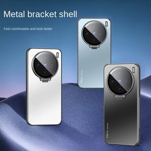 เคสโทรศัพท์แม่เหล็กแผ่นหลังโลหะแนวแฟชั่นสำหรับ Vivo X300อัลตร้า X300โปร X90 X100 X200S พร้อมเลนส์ฟิล์มตัวป้องกัน - Product Image 2