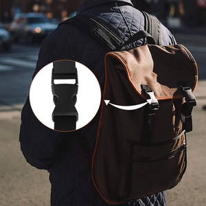 Boucle à dégagement latéral en plastique réglable multicolore pour colliers de chien, 15 mm, 20 mm, 25 mm, 32 mm, 38 mm - Product Image 5