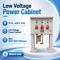 Armoire électrique basse tension personnalisée IP44 en acier, boîtier de commande électrique 400V 63A pour l'automatisation industrielle et le contrôle d'équipements