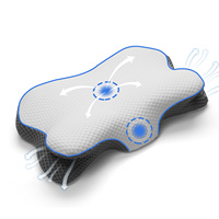 HNOS Meilleur oreiller en mousse à mémoire de forme Doux Nouveau design de literie orthopédique en mousse respirante Oreiller de lit pour le sommeil