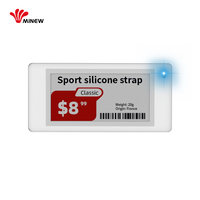 MinewTag Sistem IOT Slim 2.1 inci Eink ESL BLE 5.0 NFC Label Harga Digital E-ink Label Rak Elektronik Epaper Dengan PTL