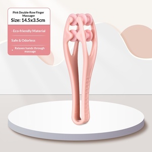 Masseur multifonction à double rouleau portatif pour doigts, manette de massage des points d'acupression pour la main, entraîneur d'acupression, modèle <span class=keywords><strong>Jok</strong></span> T-1085 - Product Image 6