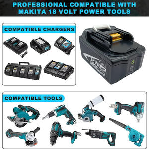 MAK <span class=keywords><strong>18V</strong></span> 液体電池パック 6Ah 充電式高レート電動工具ハンドドリルガーデンツール EWT1830 LiNiMnCoO2 500サイクル - Product Image 3