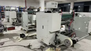 Máquina de rebobinado y máquina de corte longitudinal de papel automática rebobinadora máquina cortadora