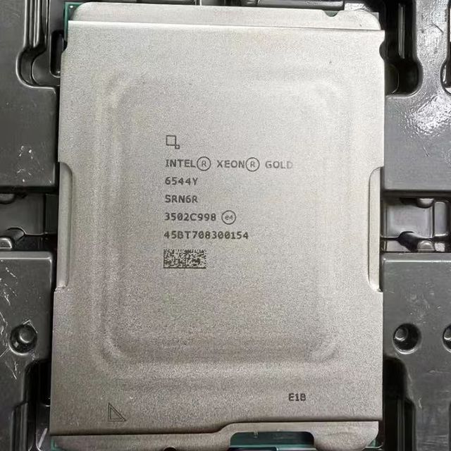 For Intel Xeon Gold 6544Y 16-Core 32-Thread 3.6GHz TDP 270W LGA-4677 Processor for Server Applications New Product