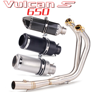 Tubo de escape de motocicleta LEO TOC con silenciador DB para Kawasaki Vulcan S650 650s <span class=keywords><strong>650</strong></span> S VN650 EN650 Pit Bike Elbow - Product Image 2