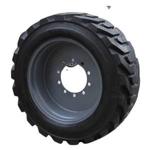 Plataforma de tijera Carretilla elevadora PU Lleno Negro Neumático de espuma sólida 385/65D22.5 - Product Image 2