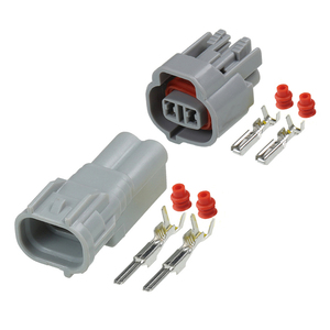 ขั้วต่อไฟตัดหมอก 2 ขา รุ่น 6189-0031 สำหรับเรดาร์ถอยหลัง แบบตัวผู้และตัวเมีย สำหรับรถยนต์โตโยต้า มาสด้า DJ7023-2-11/21 - Product Image 1