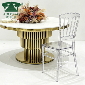 <b>Clear</b> Transparent <b>Resin</b> Chiavari Plastic Wedding Chair Wholesale Phoenix Napoleon Chair - Product Image 3
