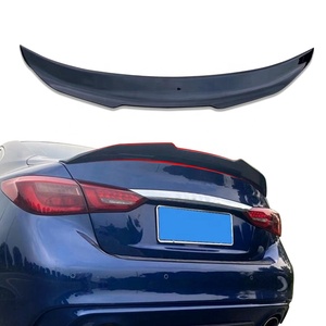 สปอยเลอร์หลังทรง PSM สีดำเงาสำหรับ Q50 Q50L ปี 2014-2022 วัสดุ ABS ปีกหลังท้ายรถยนต์ อะไหล่แต่งรถ - Product Image 2