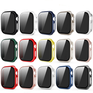 Écran anti-espion complet 2 en 1, coque de <span class=keywords><strong>protection</strong></span> avec écran de confidentialité, <span class=keywords><strong>protection</strong></span> de pare-chocs en PC pour <span class=keywords><strong>Apple</strong></span> IWatch Series 11 10 9 8 <span class=keywords><strong>7</strong></span> 6 5 4 - Product Image 2