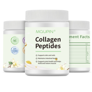 MQUPIN mejora el mantenimiento de la piel y las uñas, colágeno, ácido hialurónico, polvo de proteína con sabor a vainilla - Product Image 1