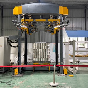 Machine d'emballage à capot extensible à froid haute vitesse, à fonctionnement stable, pour l'emballage automatique de sacs de ciment et de palettes - Product Image 4