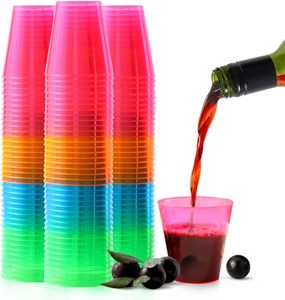 Verres à shot jetables en plastique de 2 oz – Gobelets transparents en vrac pour dégustation de vin et de bière, bar de mariage, boîte de nuit, enterrement de vie de jeune homme - Product Image 1