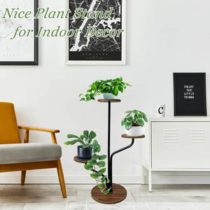 Soporte de planta de Metal dorado de lujo, soporte de maceta alta, soporte de maceta de esquina, estantes múltiples, soporte de exhibición de plantas - Product Image 2