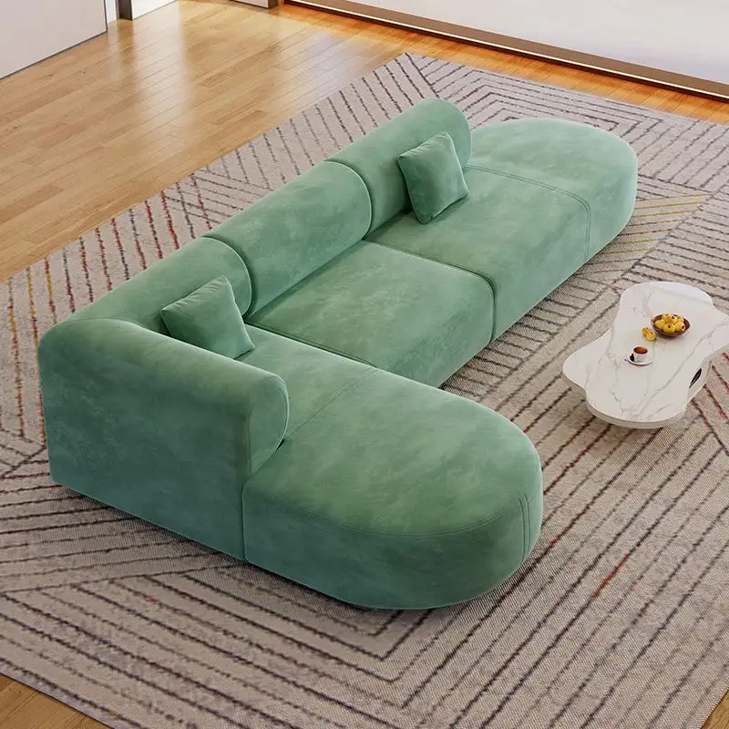 Produttore vendita diretta stile europeo Hamburger divano in tessuto divano divano letto divano Set mobili