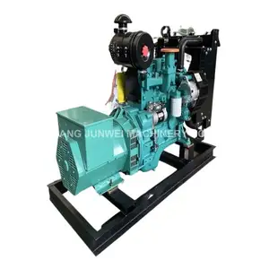 CE ISO certificate 20KW/25KVA 3 phase soundproof Standby power diesel house genset generators set with junwei engine and ATS