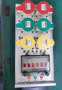 Hộp phân phối điện hợp kim nhôm 16A 3P với đầu ra 6 chiều điện áp xoay chiều 32A/63A cho thiết bị âm thanh và ánh sáng sân khấu - Product Image 3