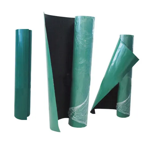 Tappetino verde ESD ad alta temperatura all'ingrosso/tappetino ESD con rotolo di foglio di gomma antistatico di varie dimensioni