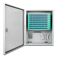 Armoire de distribution de fibres optiques extérieure FTTH 144 fibres, cadre de distribution de fibres optiques, connexion croisée, terminal SC/FC/ST/LC, protection IP65
