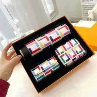 Porte-clés de luxe, cadeau de mode, portefeuille, gourde isotherme sous vide en acier inoxydable de 500 ml pour café et eau, thermos, bouteilles, tasse