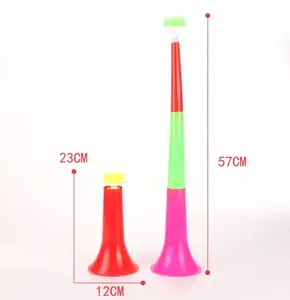 סין מריע מותאם אישית לוגו כדורגל אצטדיון לעודד אוהד קרנות כדורגל כדור Vuvuzela לעודד מוביל קיד חצוצרת Vuvuzela צופר כוס