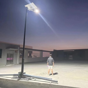 Lámpara Solar de <span class=keywords><strong>Calle</strong></span> de 200W a Prueba de Polvo y Agua IP65 para la Región del Sáhara, Lámpara de Seguridad con Control Remoto - Product Image 4