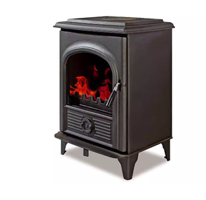 Cheminée à bois autonome en fonte GR908, 8KW, à combustion propre, certifiée DefraEcoDesign, pour salon de villa - Product Image 4