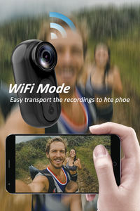 1080P FHD Mini Body <b>Camera</b> IPX7 Waterproof Magnetic WiFi Sports <b>Recorder</b> Loop Recording and Charging Case - Product Image 6