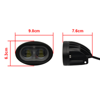 Vente en gros 20w LED Luz Auxiliaire Led hors route Led Travail Lumière Tracteur Faros Ranger Voiture Led