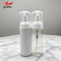 Flacon pompe cylindrique blanc vide de 30ml, 50ml, 60ml, 120ml, 250ml pour voyage, distributeur de savon liquide, nettoyant visage, shampoing, produits pour cils