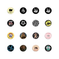 Bros Pin Cetak POD Pola Unik Kutipan Pop Art Untuk Pakaian Kasual Dan Hiasan Dekoratif Tas Ransel