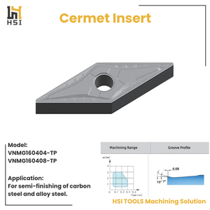 Plaquettes de coupe en céramique de précision VNMG 160404 160408 <span class=keywords><strong>TP</strong></span> pour tour CNC, plaquette revêtue à 35 degrés, lame indexable pour acier allié - Product Image 2