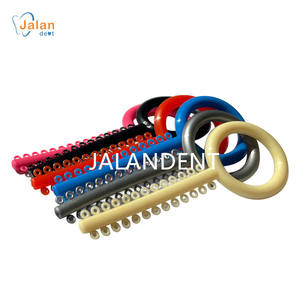 วงแหวนยางรัดฟันแบบยืดหยุ่นสำหรับจัดฟันยางรัดยางโอริงทันตกรรมสีสันสดใส - Product Image 5