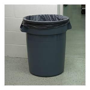 ถุงขยะอุตสาหกรรมสีเทาขนาด 33 แกลลอน หนา 1.3 มิล ยี่ห้อบอร์ดวอล์ค ขนาด 33 x 39 นิ้ว บรรจุ 100 ใบ/กล่อง ถุงขยะสำหรับใช้ในครัวเรือนแบบความหนาแน่นต่ำ - Product Image 2