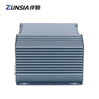 Zunsia casing komputer industri N95 N100 N305 Gen 12 4*2.5G LAN 6Com DDR5 Machine Vision Firewall X86 terpasang tanpa kipas PC Mini