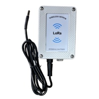 Transmetteur de température sans fil LoRa, capteur de température IP65 avec sonde détachable, transmission sur 5 km pour la surveillance industrielle