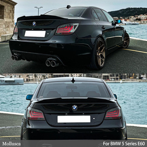 For 5 Series E60/E60 M5 Sedan PSM Style Carbon Fiber <b>Rear</b> <b>Spoiler</b> Trunk Wing 2001-2010 - Product Image 6
