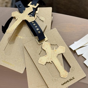 Hoogwaardig Aangepast Logo Handelsmerk Papier Hangtag Patroon <span class=keywords><strong>String</strong></span> Prijskaartje Voor Kleding Schoenen Tassen Voor Gebruik In De Winkel - Product Image 3
