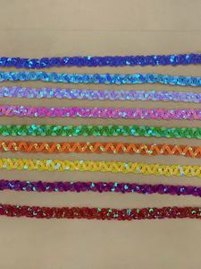 Zsy Tự Làm May Gimp Vàng Bện Trim Bện Sequined Ren Cắt Tỉa Vải Ren Cho Khăn Trang Phục Kim Loại Tatting Trim - Product Image 4