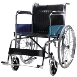 الصين أفضل بائع أرخص كرسي متحرك من الصلب المستشفى للطي دليل الرياضة كرسي متحرك خفيفة الوزن
