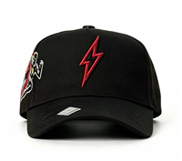 Casquettes OEM personnalisées avec strass, collection anniversaire originale, casquettes de baseball noires à 5 panneaux, casquettes Box Barbas, 31 casquettes