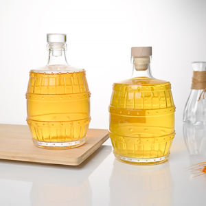 Botellas <span class=keywords><strong>de</strong></span> cristal <span class=keywords><strong>de</strong></span> <span class=keywords><strong>licor</strong></span> estilo barriles <span class=keywords><strong>de</strong></span> madera al por mayor para vino <span class=keywords><strong>de</strong></span> fruta vinificador <span class=keywords><strong>de</strong></span> ciruela <span class=keywords><strong>casero</strong></span> con corcho - Product Image 5