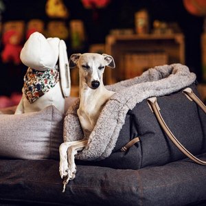 กระเป๋าเดินทางสำหรับสัตว์เลี้ยงสุดหรูพร้อมซับในหนังแกะ - Product Image 6