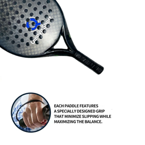 Raqueta de Pádel QINGYU SPORT 3K Carbono con Superficie 3D de Diamante y Espuma EVA, Profesional, Personalizada, OEM, Proveedor Directo, en Stock - Product Image 6