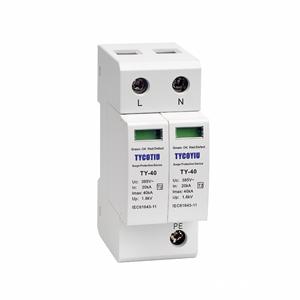 TYCOTIU TY-40 385 3P T2 Tipo 2 <span class=keywords><strong>Protezione</strong></span> Industriale da Sovratensioni in Plastica <span class=keywords><strong>Protezione</strong></span> da Fulmini 40kA MOV Classe II C 3 Poli - Product Image 3