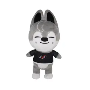 Brinquedos de pelúcia Kpop Stray Kids Dogs Brinquedos macios Kids Cartoon Character Soft Stuffed Plush Toy Anime Figure Plush